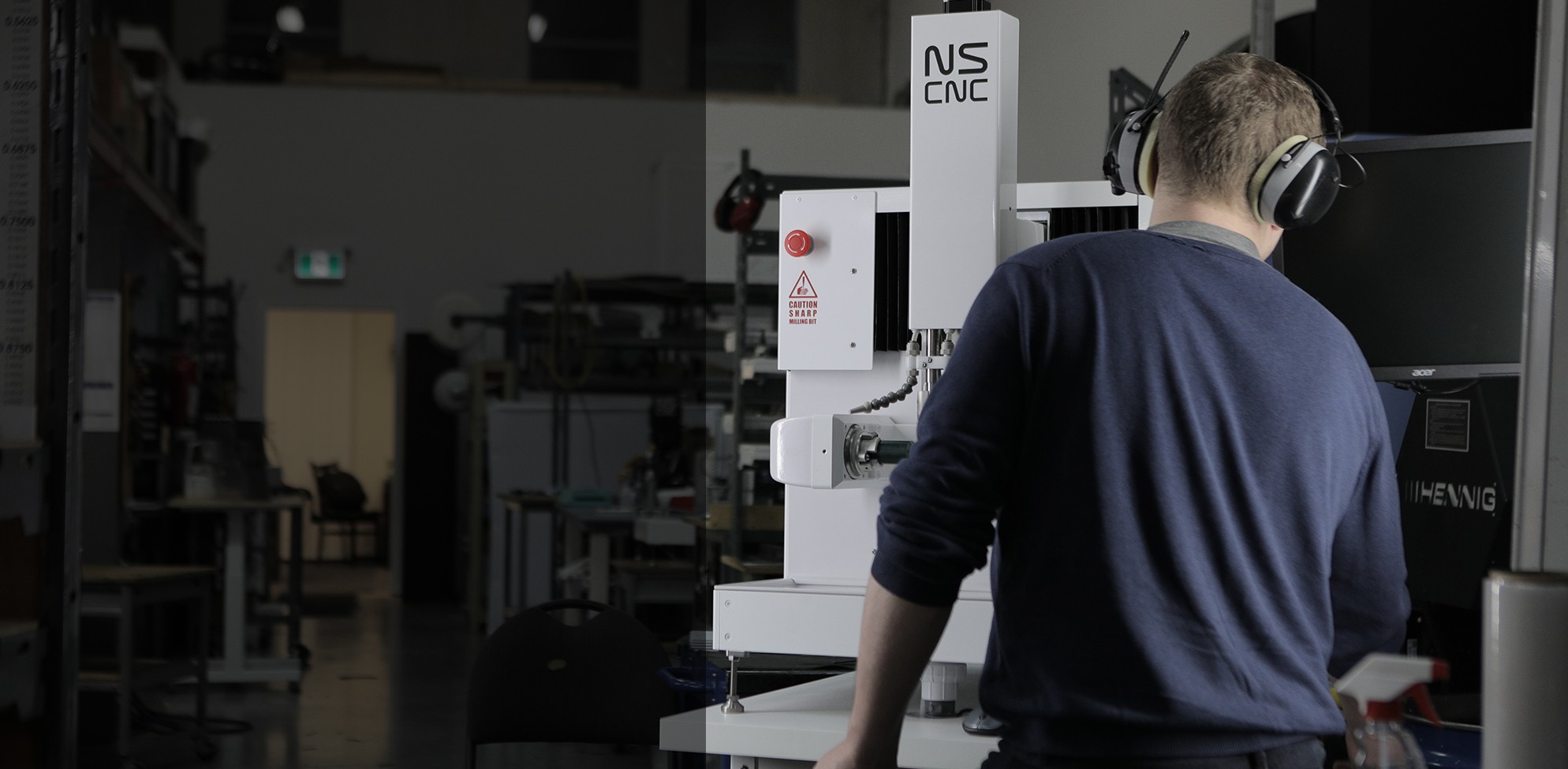 NS CNC team at a trade show